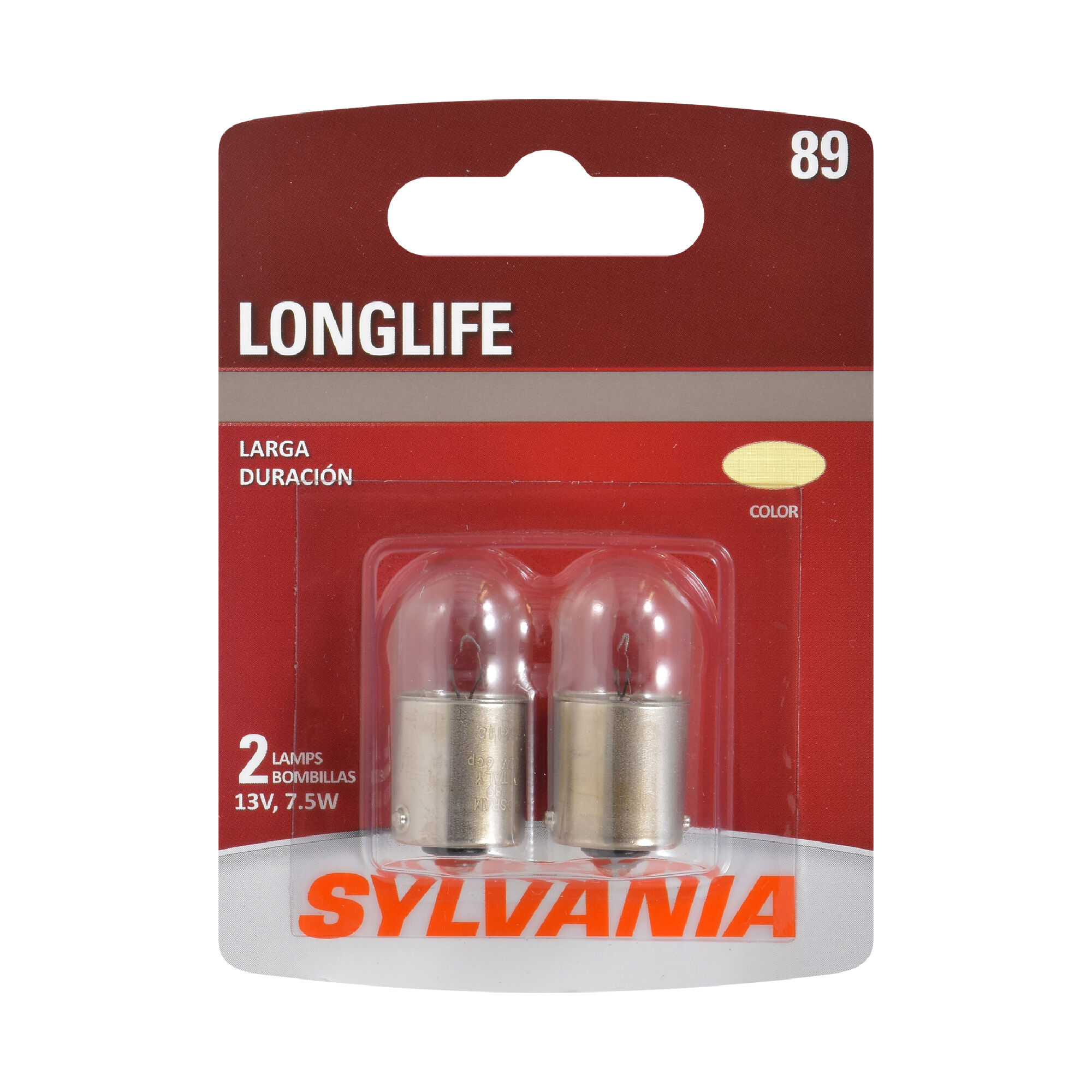 SYLVANIA 89 Long Life Mini Bulb 2 Pack